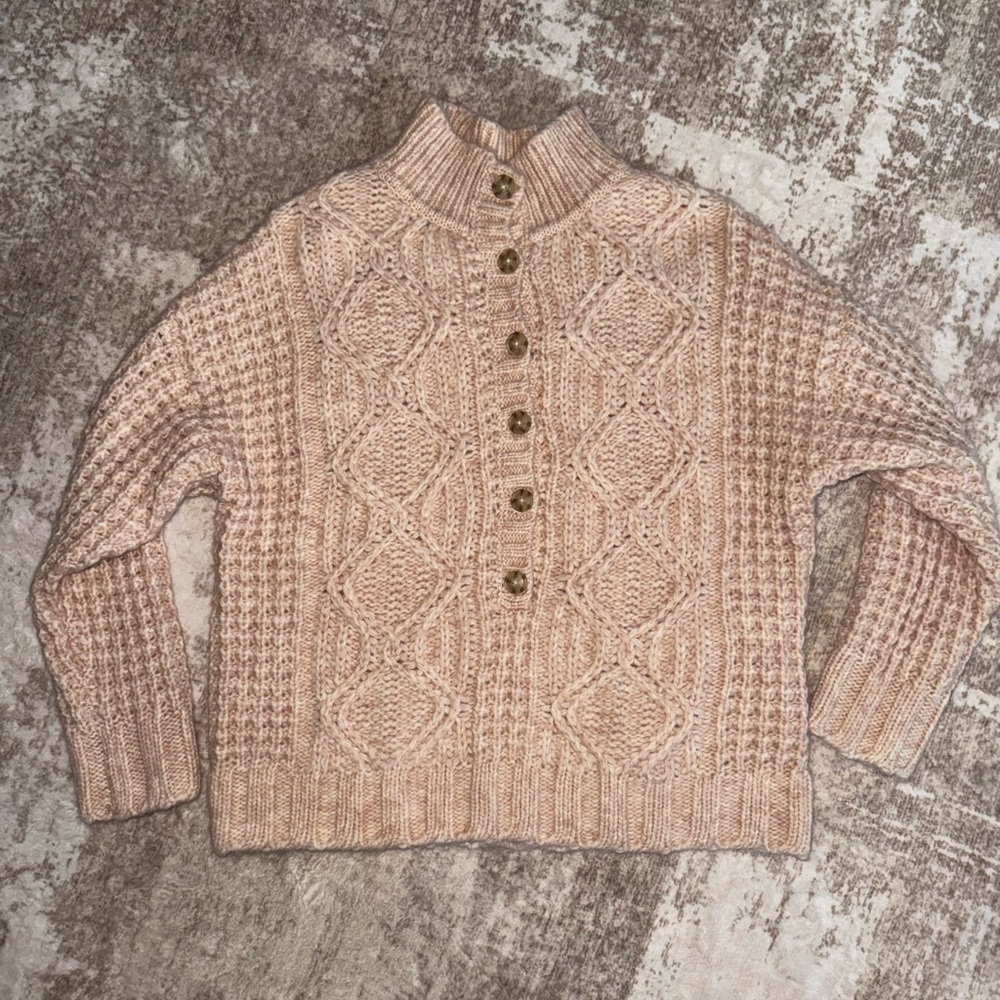 American Eagle Light Pink Knitted Sweater